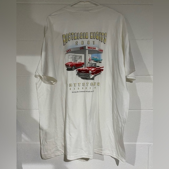 Anvil Tops - Anvil White Nostalgia Nights Graphic Tee